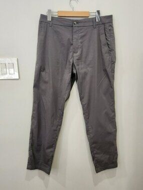 Birddogs Pants Stretch Tag 32x30 Fits 32x28 Gray Cotton Nylon Blend Mens Golf